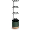 Kvetináč Prosperplast HOME GROWER na pestovanie paradajok 35 l tmavo zelený