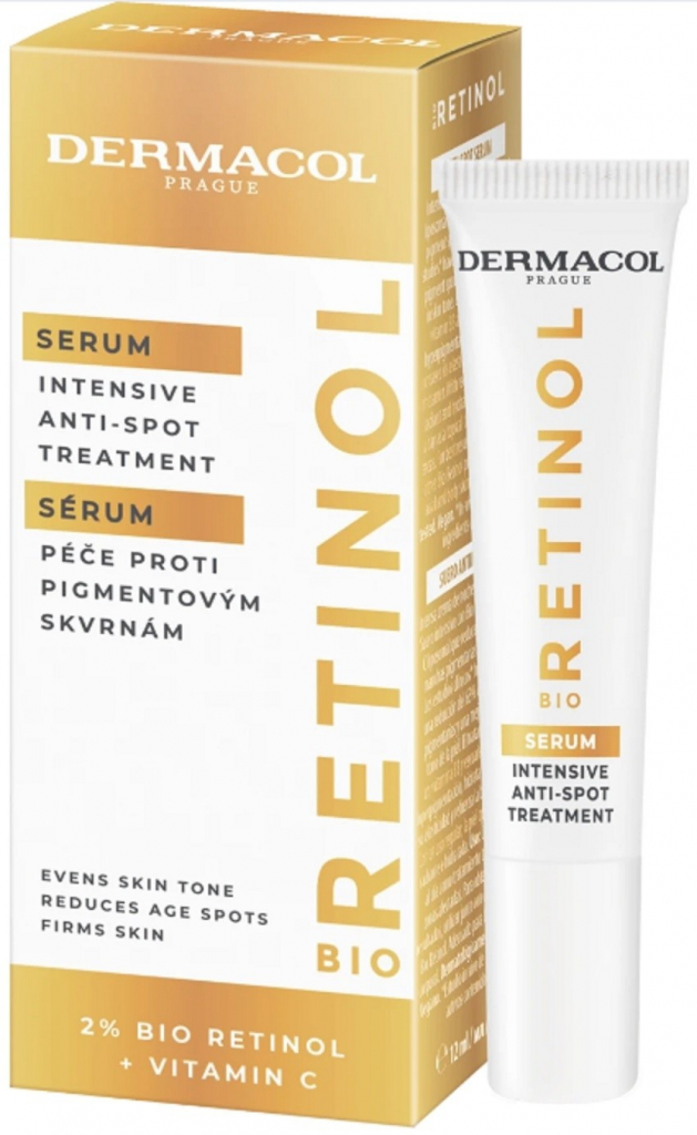 Dermacol Bio Retinol Serum Intensive Anti-Spot Treatment pleťové sérum proti pigmentovým škvrnám pre ženy 12 ml