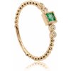 Diamantový prsteň so smaragdom Princess dream LRG710.WS