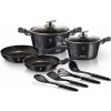BerlingerHaus sada riadu s mramorovým povrchom 10ks BH-6917 Carbon PRO Line