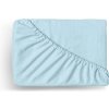 Kvalitex Flanelová napínacia plachta - 140x200 cm - svetlomodrá