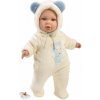 Llorens 14207 BABY ENZO - realistická bábika bábätko s mäkkým látkovým telom - 42 cm