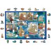 WOODEN CITY Drevené puzzle Plachetnica 2v1, 505 dielikov EKO