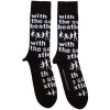 Ponožky The Beatles - With The Beatles Silhouettes Repeat, Unisex,Čierna,UK 7 - 11