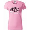 Vtipné tričko d.Hory terapia Farba: Ružová, Veľkosť: L
