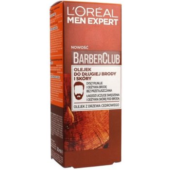 L'Oréal Paris Men Expert Barber Club Long Beard & Skin Oil olej na fúzy 30 ml