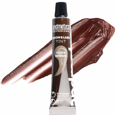 Andmetics Professional Tint na obočie a riasy 3 Dark Brown 20 ml