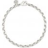 EMF Luna Link Bracelet Colour: Silver, Size: 8 inch / 20.3 cm