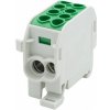 Svorkovnica rozbočovacia HLS 125A-2 (1x35, 1x25 / 1x35, 1x25) - zelená