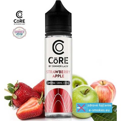 Dinner Lady Shake & Vape Strawberry Apple 20ml