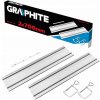 Graphite 58G495-732 Vodiaca koľajnica 2x700 mm s konektorom a 2 svorkami