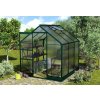 Skleník VITAVIA APOLLO 3800 PC 6 mm zelený LG4396 - Vitavia Garden - kg/m2 - zmluvné - 10 rokov na nerozbitnosť krupobitím - 15 rokov na vybrané vlastnosti AL konštrukcia - polykarbonát 6 mm - hliníko
