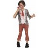 Guirca Detský kostým - Zombie študent Veľkosť - deti: L: 129-137 cm