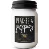 Milkhouse Candle Co. MILKHOUSE CANDLE Peaches & Poppies vonná sviečka Farmhouse Jar (368 g)