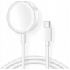 Indukčná Nabíjačka DERSELO Nabíjačka Apple Watch MagSafe USB C KABEL biela