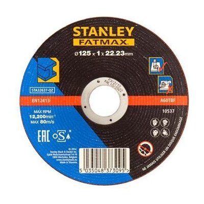 Stanley Řezný kotouč na kov O 125 x 22,2 mm, tl. 1,0 mm