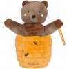 Kaloo plyšový medveď bábkové divadlo Ted Bear Kachoo prekvapenie v úli 25 cm