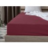 Textilomanie Jersey plachta s lycrou vínová 180 x 200 cm