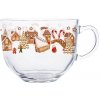 TORO Sklenený hrnček perníčková dedinka 400 ml