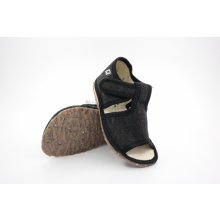 Rak detské inovatívne papuče 100014-4 Čierna rifľovina