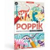 Poppik Omaľovánkový plagát Dinosaury