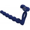 Pretty love - ajmal vibrating ring with plug blue
