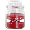 Provence Vonná sviečka v skle 24 hodín čerešňa