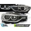 Tuning-tec PREDNÉ SVETLOMETY ANJELSKÉ OČI LED ČIERNA pasujú na BMW F30/F31 10.11 - 05.15