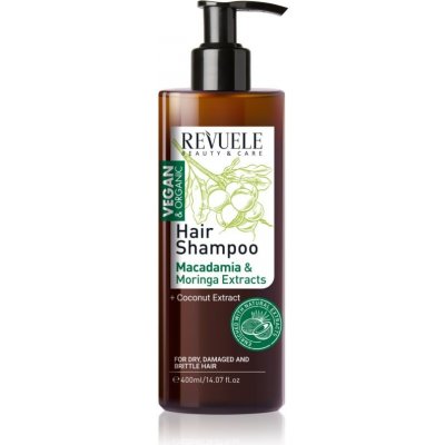 Revuele Vegan & Organic hydratačný šampón pre suché a poškodené vlasy 400 ml