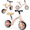 Balančný bicykel pre deti, kolesá EVA, nastaviteľné sedadlo, ružový,