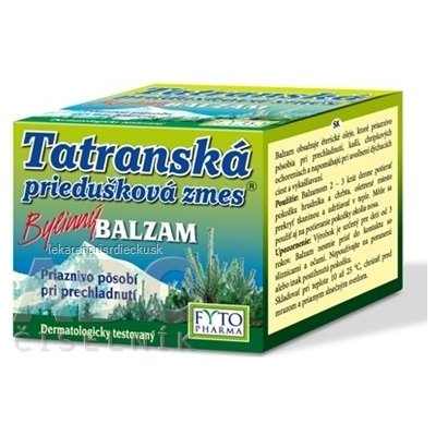 FYTO Tatranská priedušková zmes Bylinný BALZAM 1x40 g