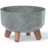 Kvetináč Prosperplast GRACIA LOW 28,5 cm beton effect