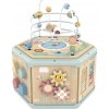 Tooky Toy kocka s aktivitami 7 v 1 pastelová