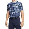 Pánske golfové tričko Nike Dri-Fit Victory+ Course Camo XL Navy Modrá