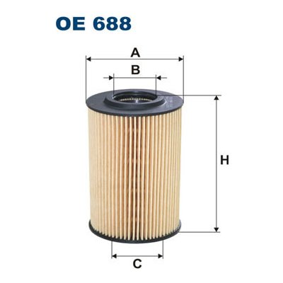 FILTRON Olejový filter OE688