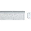 PROMO set Logitech slim Wireless MK470 - white, US 920-009205