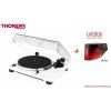 Thorens TD 201 White + Ortofon 2M RED: Audiofilský gramofon s vestavěným PHONO MM předzesilovačem a přenoskou Ortofon