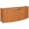 Diversa skrinka Solid vypuklá 200x60x75 cm Varianta: Čierna