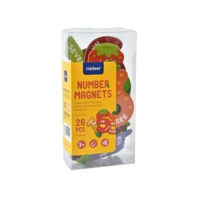 Mideer magnetická čísla ovocie a zelenina od 5,99 € - Heureka.sk