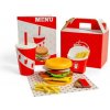 Bigjigs Toys Sada Burger a hranolky