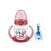Nuk dojčenská fľaša na učenie Disney Mickey s kontrolou teploty 150 ml sivá