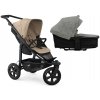 TFK Mono3 2v1 Sand Combi carrycot + Seat unit Nenafukovacie kolesá (s výplňou) Hlboká vanička Premium Grey