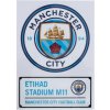 MANCHESTER CITY FC Samolepka na auto Manchester City FC, 2ks