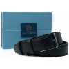 Pánsky kožený opasok Pierre Cardin 2509 NERO