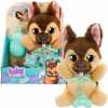 Baby Paws Yummy Nemecký ovčiak INTERAKTÍVNY PES S TAŠKOU PLYŠOVÁ HRAČKA
