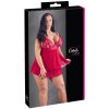 Cottelli Plus Size - Lace-up Baby Babydoll