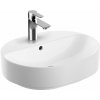 Geberit Variform umývadlo 50x40 cm oválny pultové umývadlo biela 500.775.01.2