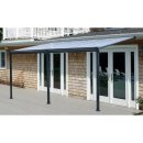 Pergola Lanit Plast Wall 33 antracit , číry PC