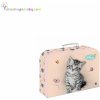 oxybag Detský lamino kufrík - 34 cm - Mačka