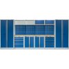 Kvalitní PROFI BLUE dílenský nábytek - 4535 x 2000 x 465 mm - MTGS1300AA1